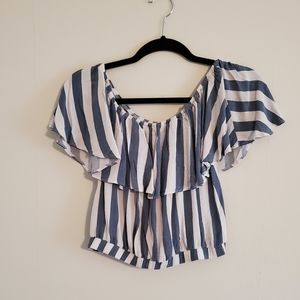 American Eagle Off-Shoulder Crop Top